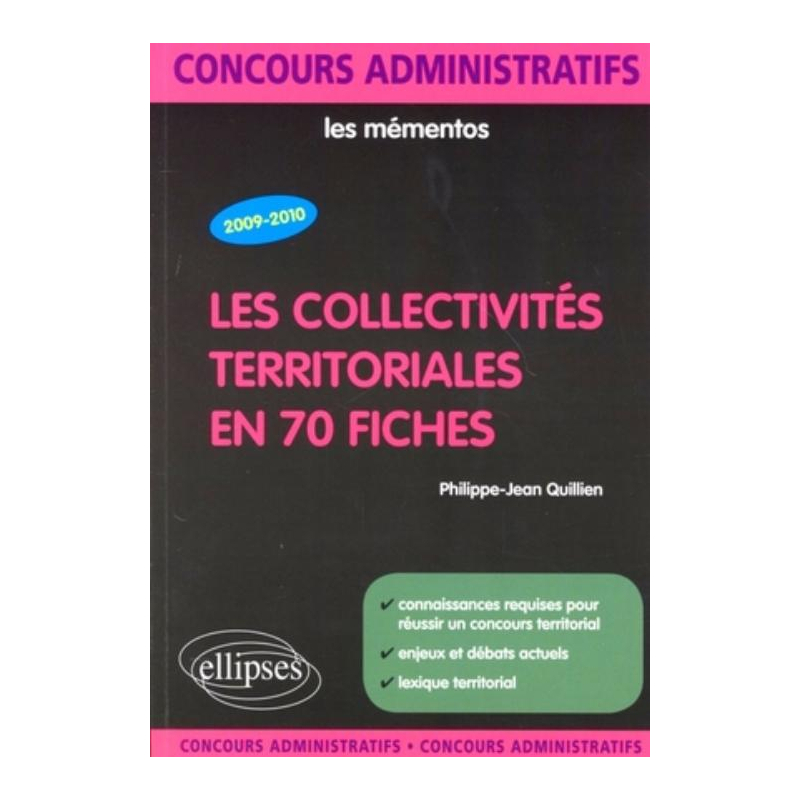 Les collectivités territoriales en 70 fiches