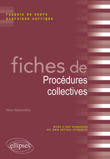 Fiches de procédures collectives