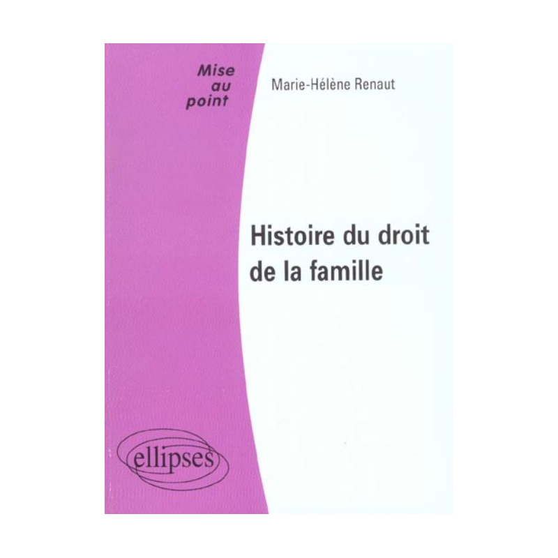 Histoire du droit de la famille
