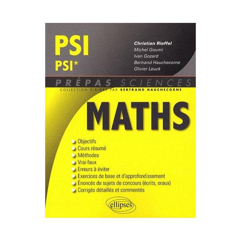 Mathématiques PSI/PSI*