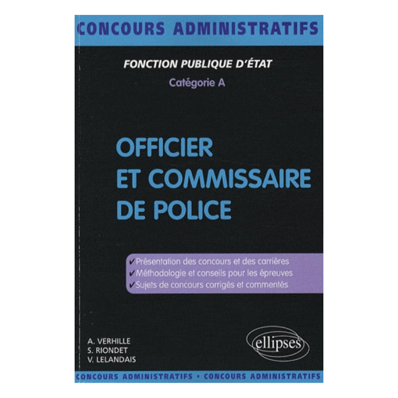 Officier et commissaire de police
