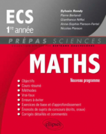 Mathématiques ECS-1 - conforme au nouveau programme 2013