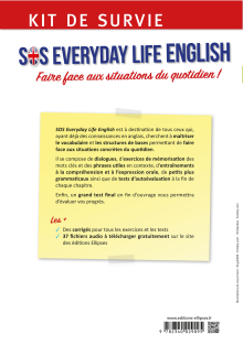 Anglais. SOS Everyday Life English. Kit de survie pour faire face aux situations du quotidien.  A2-B1 (avec fichiers audio)