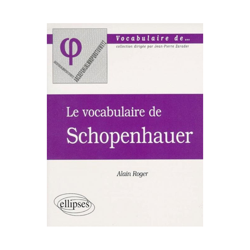 vocabulaire de Schopenhauer (Le)