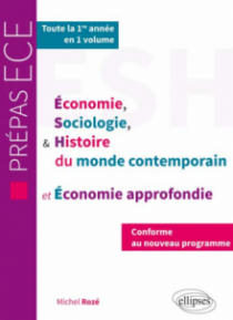 ESH et économie approfondie - nouveau programme prépas ECE 1re année