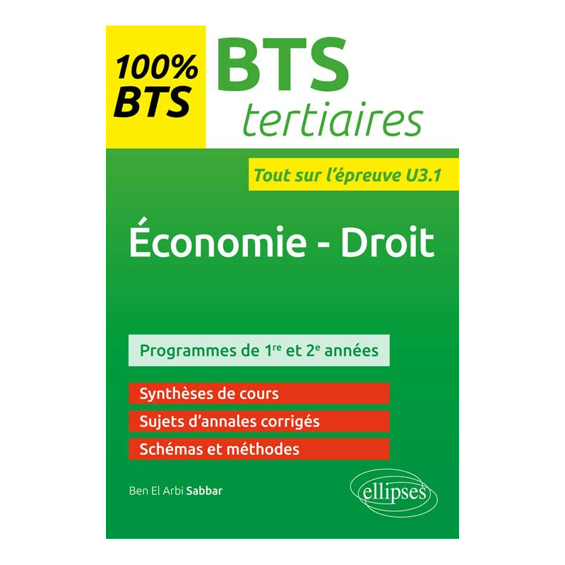 Économie droit – BTS tertiaires