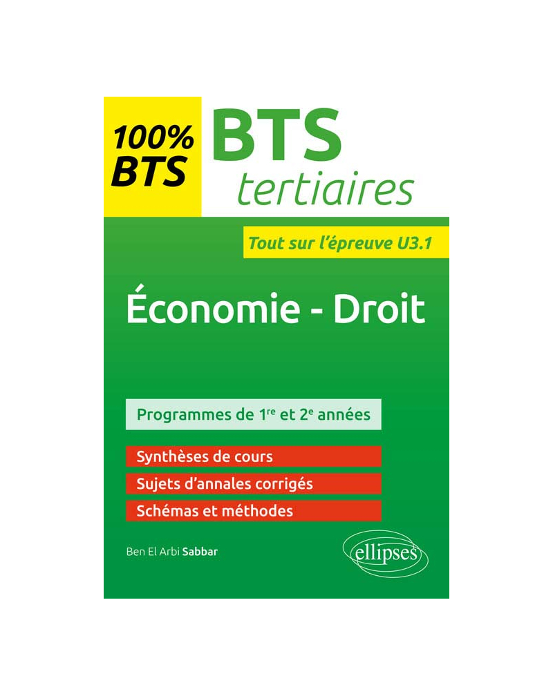 Économie droit – BTS tertiaires