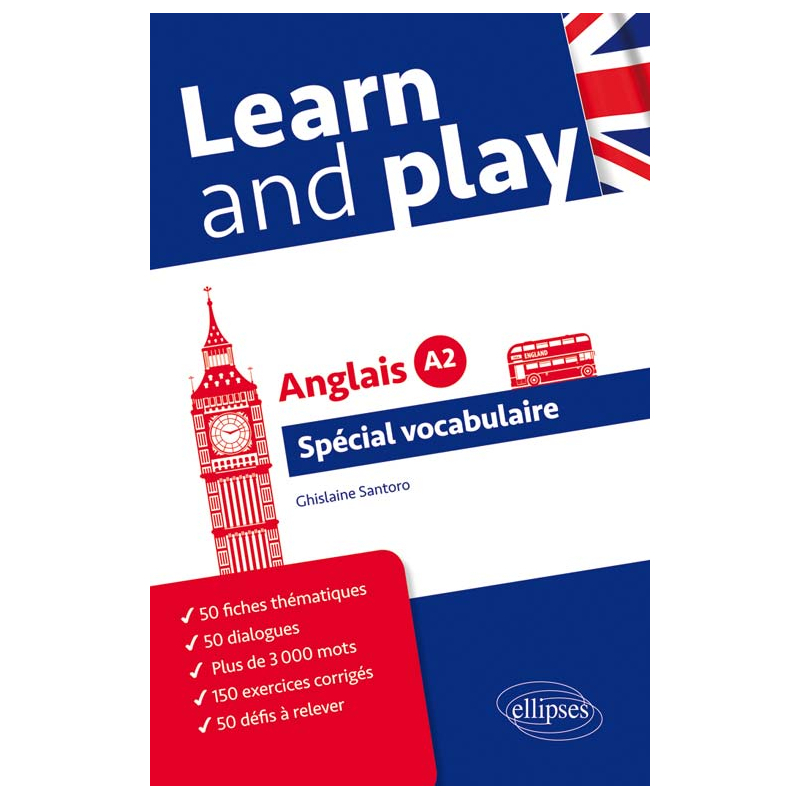 Learn and Play. Spécial vocabulaire anglais. Niveau A2.