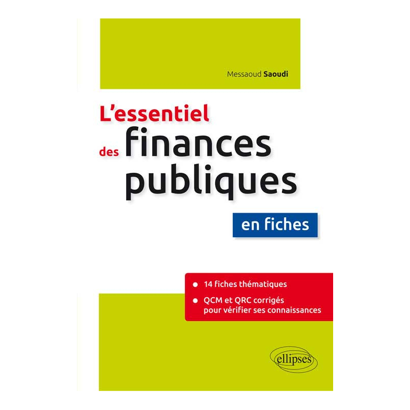 L’essentiel des finances publiques en fiches