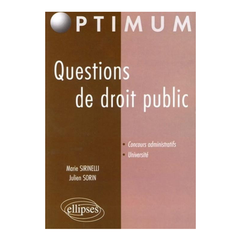 Questions de droit public