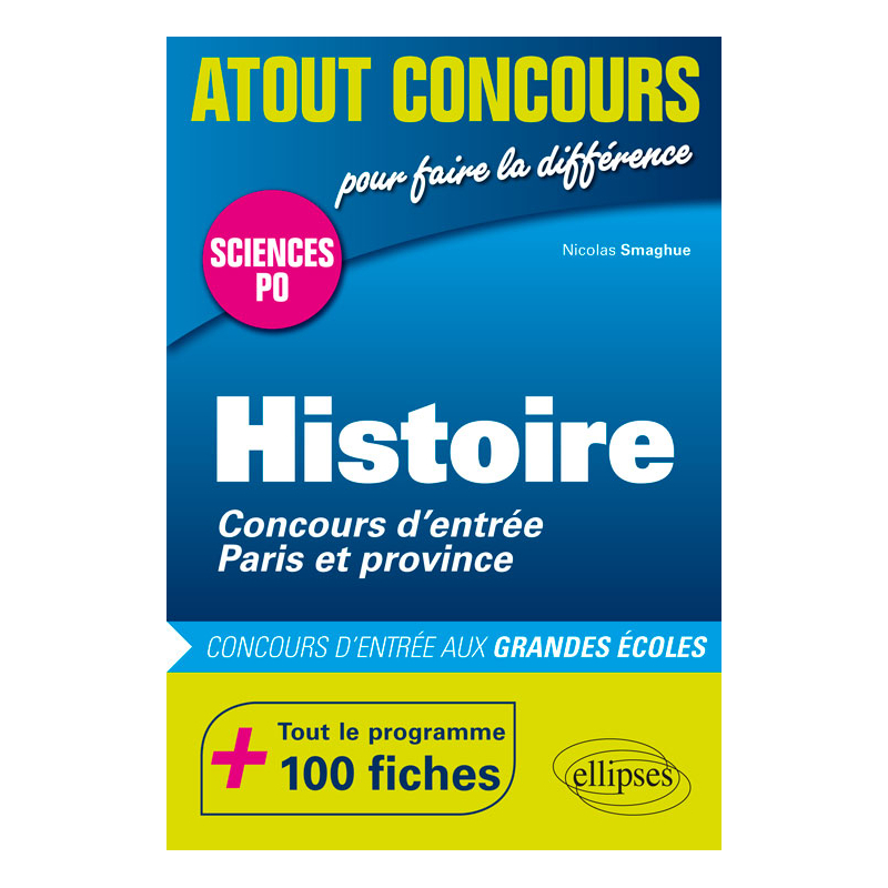 Histoire - Sciences Po - concours d'entrée Paris et province