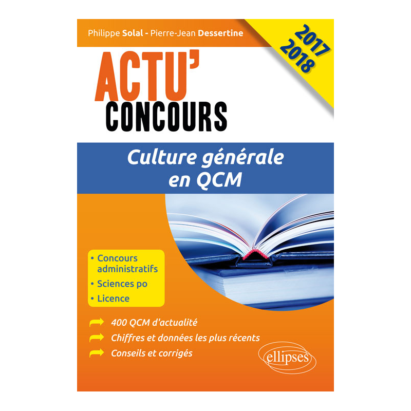 Culture générale en QCM - concours 2017-2018