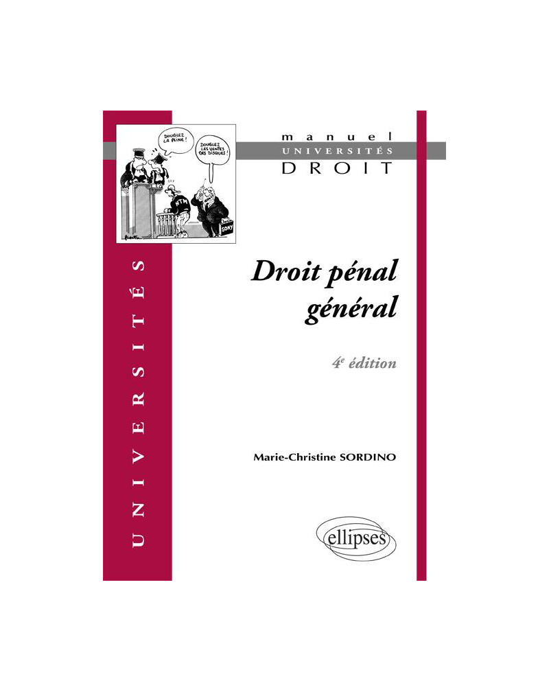 Droit pénal général. 4e édition