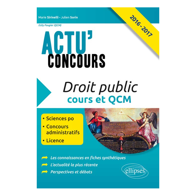 Droit public - Cours et QCM - 2016-2017
