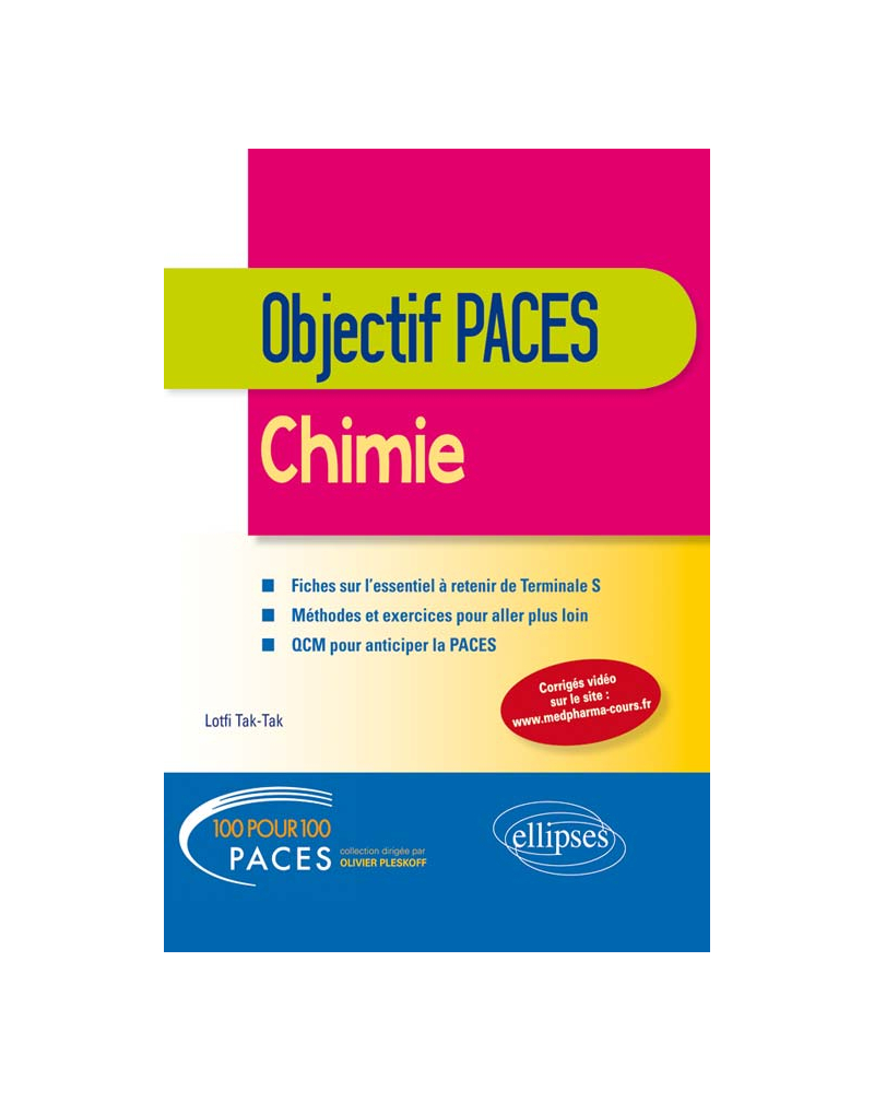 Chimie - Tle S - Objectif PACES