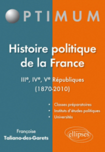 Histoire politique de la France - IIIe, IVe, Ve Républiques (1870-2010)