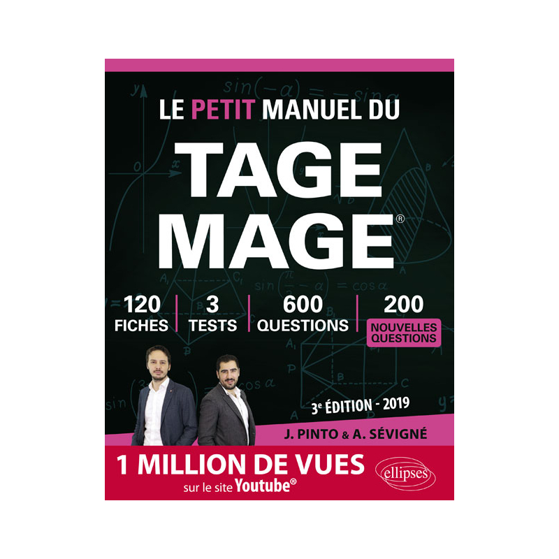 Le Petit Manuel du TAGE MAGE - édition 2019