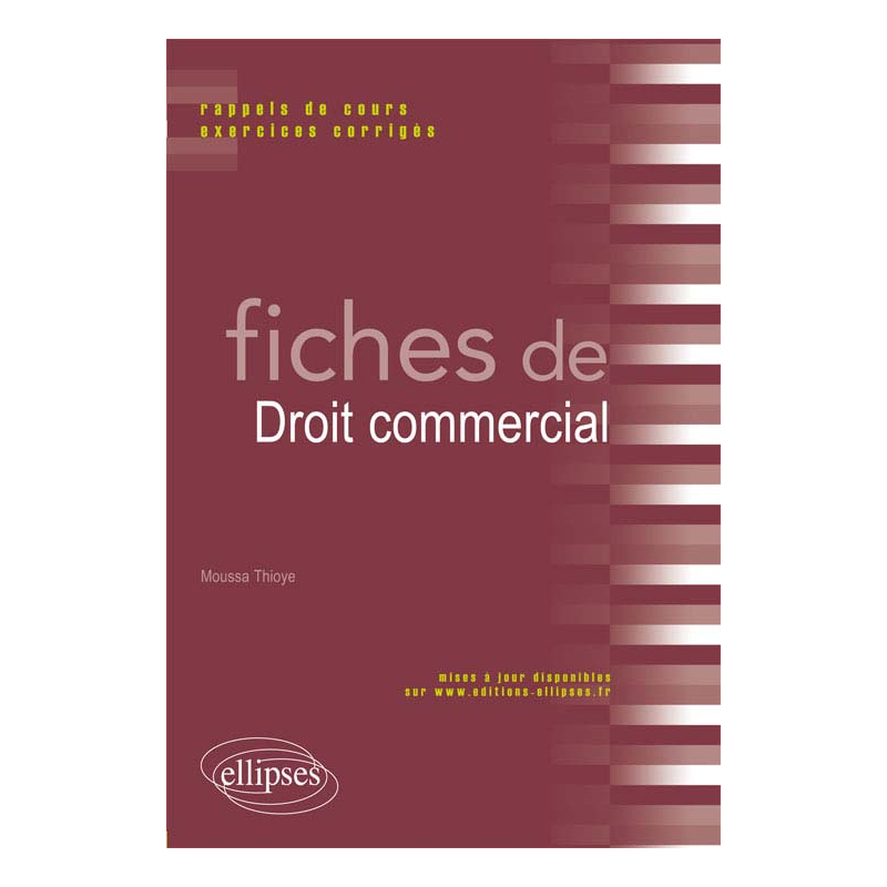 Fiches de droit commercial