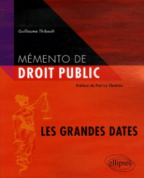 Mémento de droit public. Les grandes dates