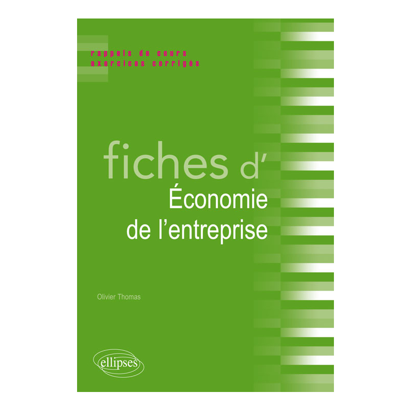 Fiches d’économie de l’entreprise