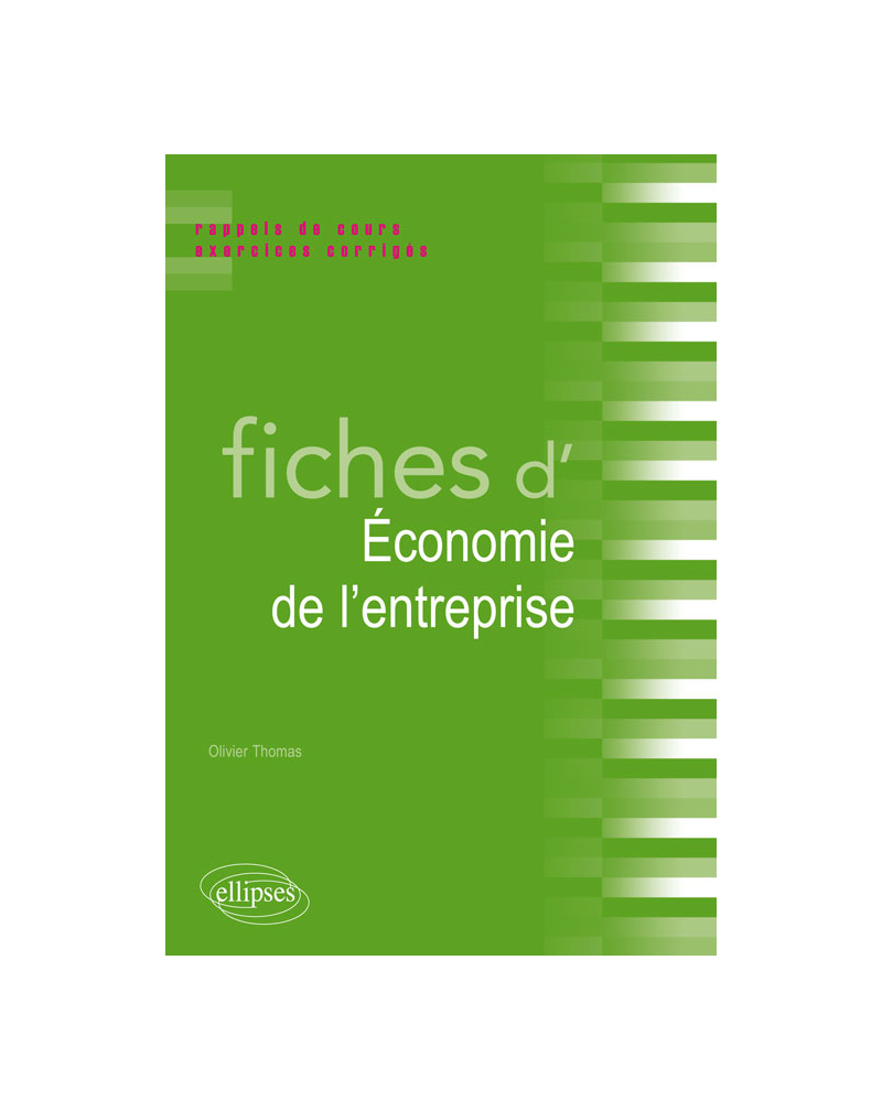 Fiches d’économie de l’entreprise