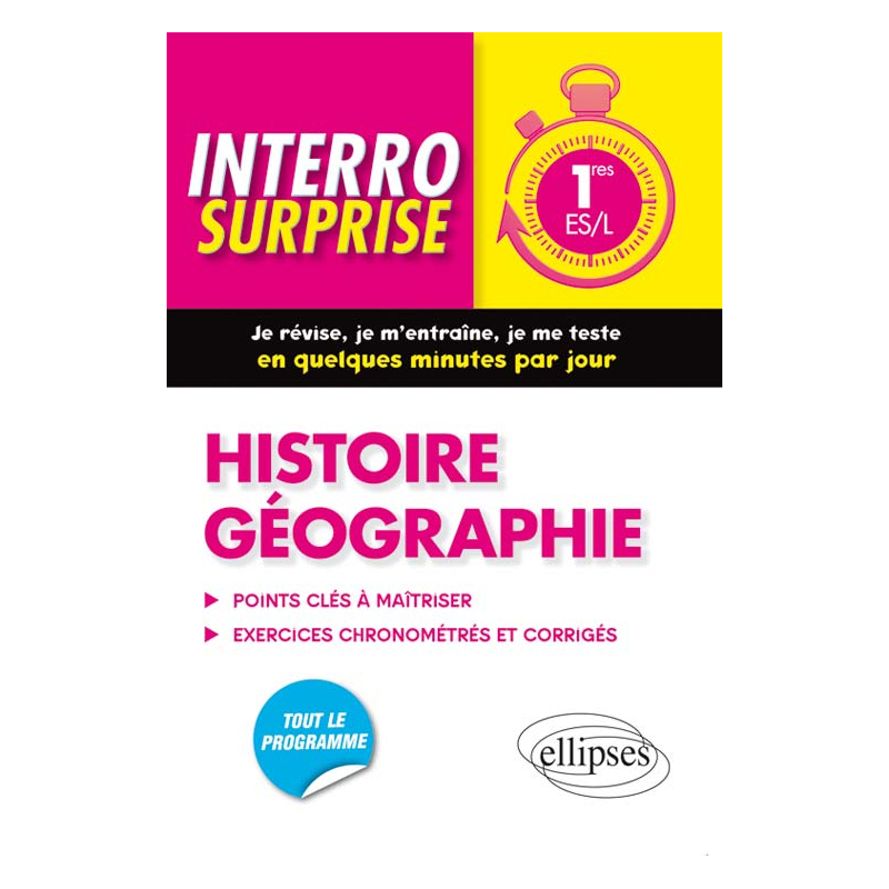 Histoire-Géographie - Premières L et ES