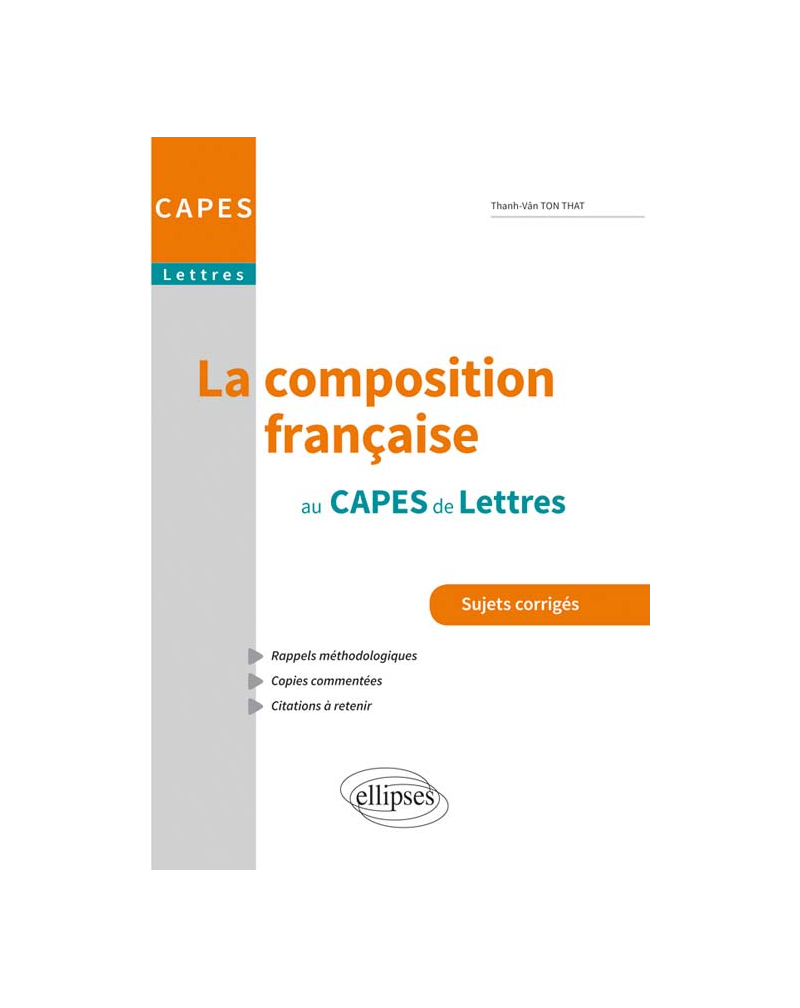 La Composition française au CAPES de lettres