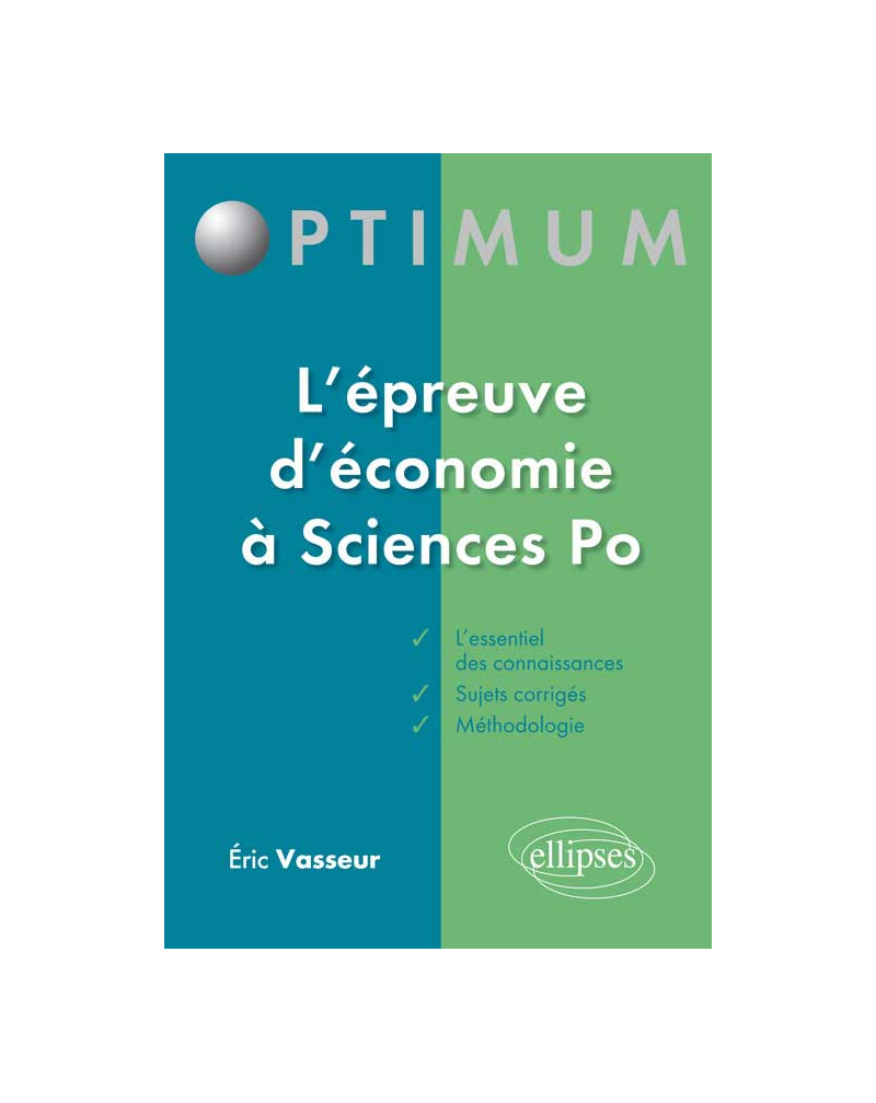 L’épreuve d’économie à Sciences po - rappels de cours et sujets corrigés