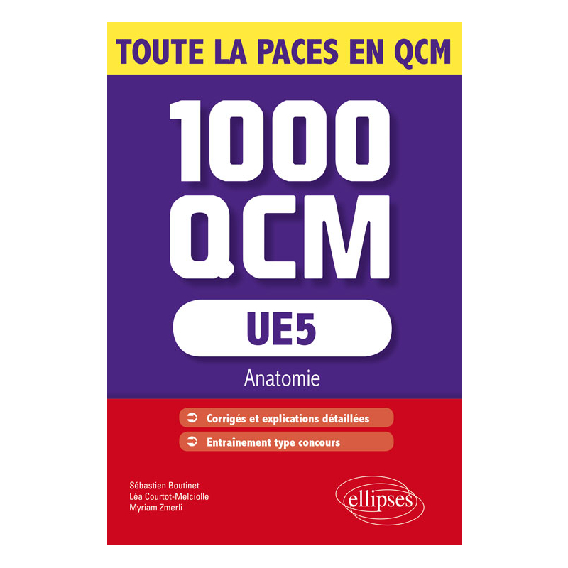 UE5 - Anatomie - 1000 QCM