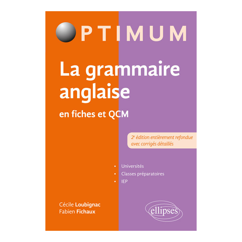 La grammaire anglaise en fiches et QCM - 2e édition