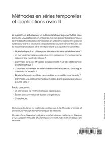 Méthodes en séries temporelles et applications avec R