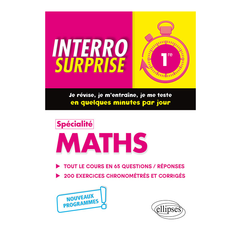 Spécialité Maths - Première - Nouveaux programmes