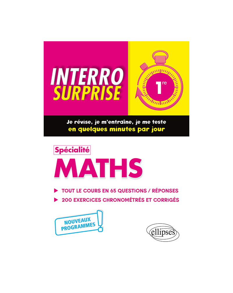 Spécialité Maths - Première - Nouveaux programmes