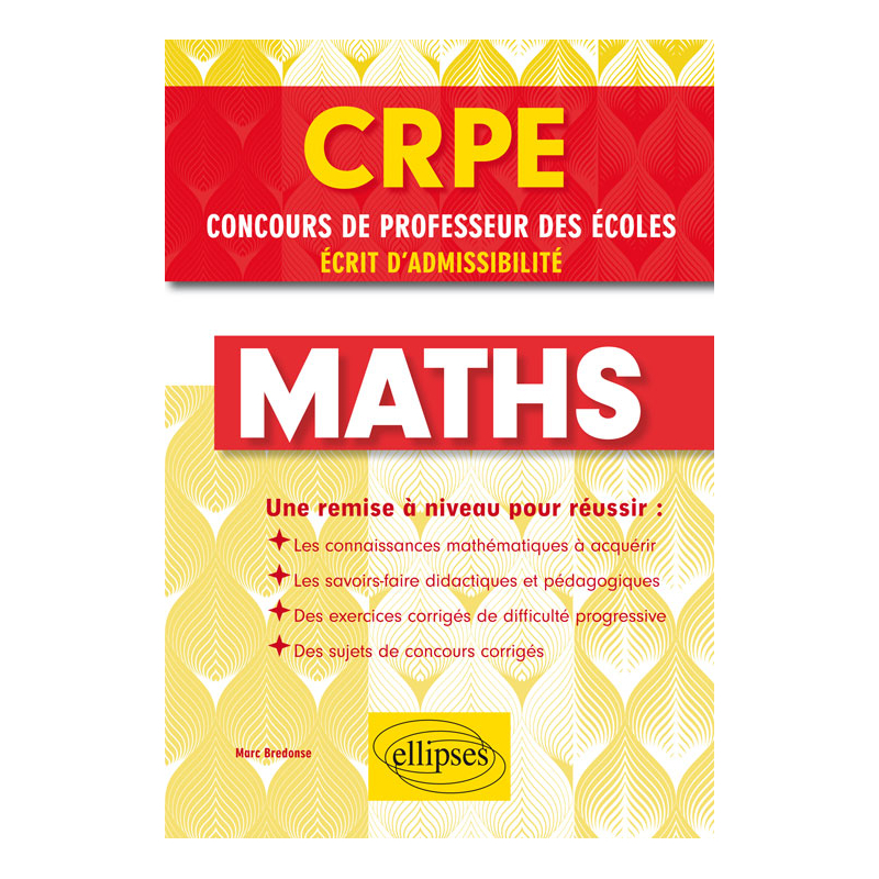 Les maths pour le concours de professeur des écoles