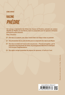 Français, Première. L’œuvre et son parcours : Racine, Phèdre, parcours "Passion et tragédie"
