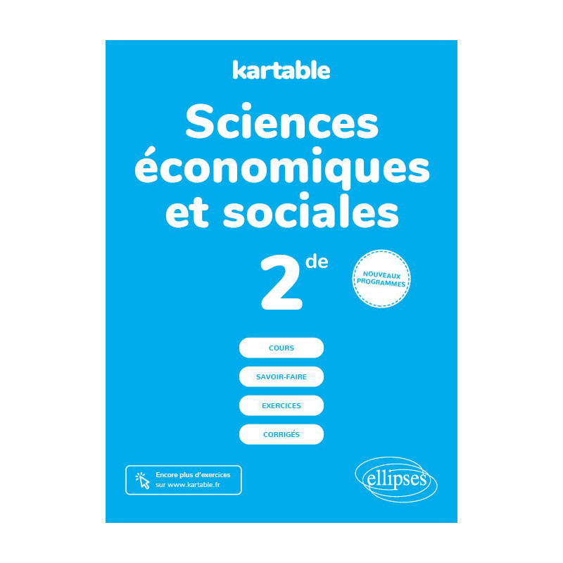Sciences économiques et sociales - Seconde - Nouveaux programmes
