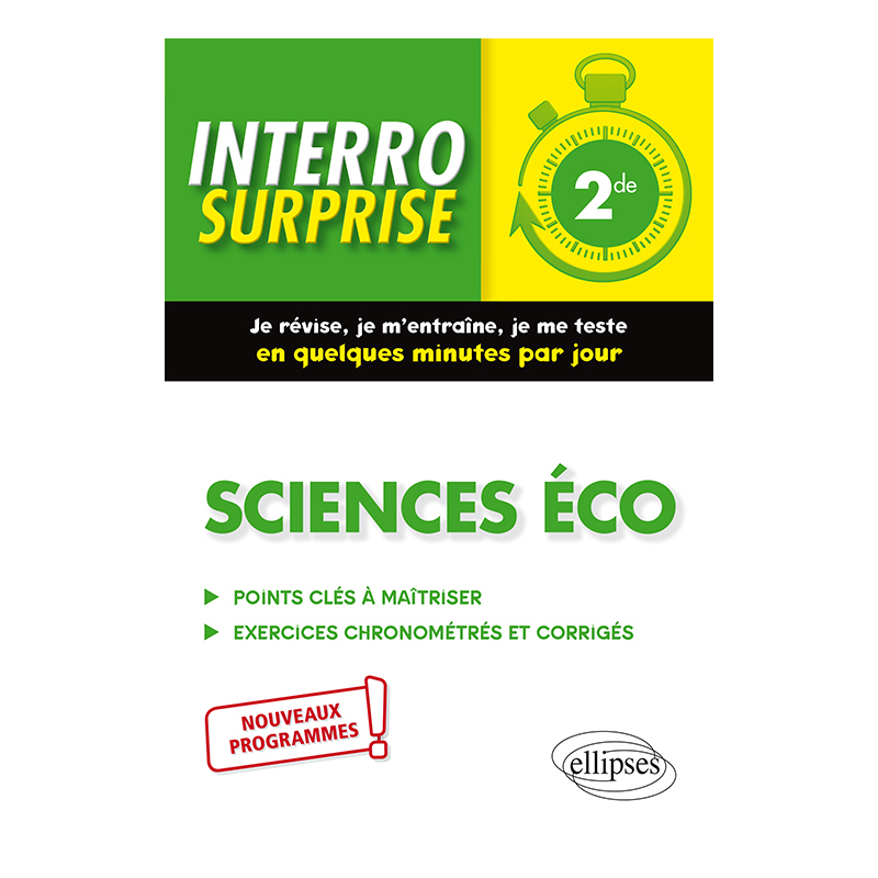 Sciences économiques et sociales - Seconde - nouveaux programmes