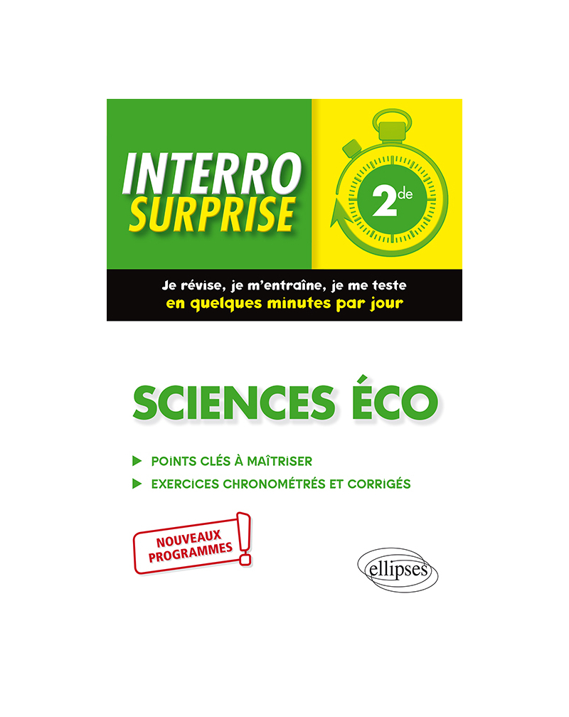 Sciences économiques et sociales - Seconde - nouveaux programmes