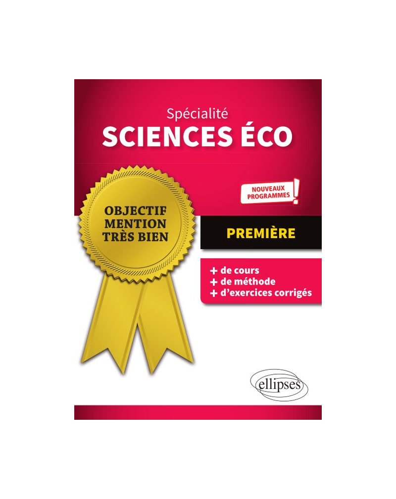 Spécialité Sciences économiques et sociales - Première - Nouveaux programmes