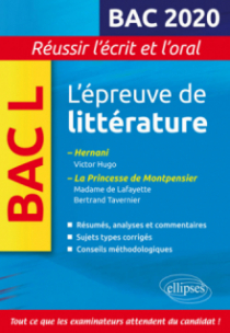 Épreuve de littérature Bac 2019-2020