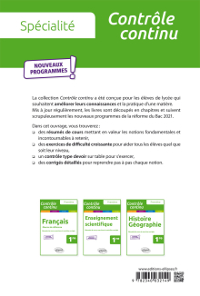 Spécialité Sciences économiques et sociales - Première - nouveaux programmes