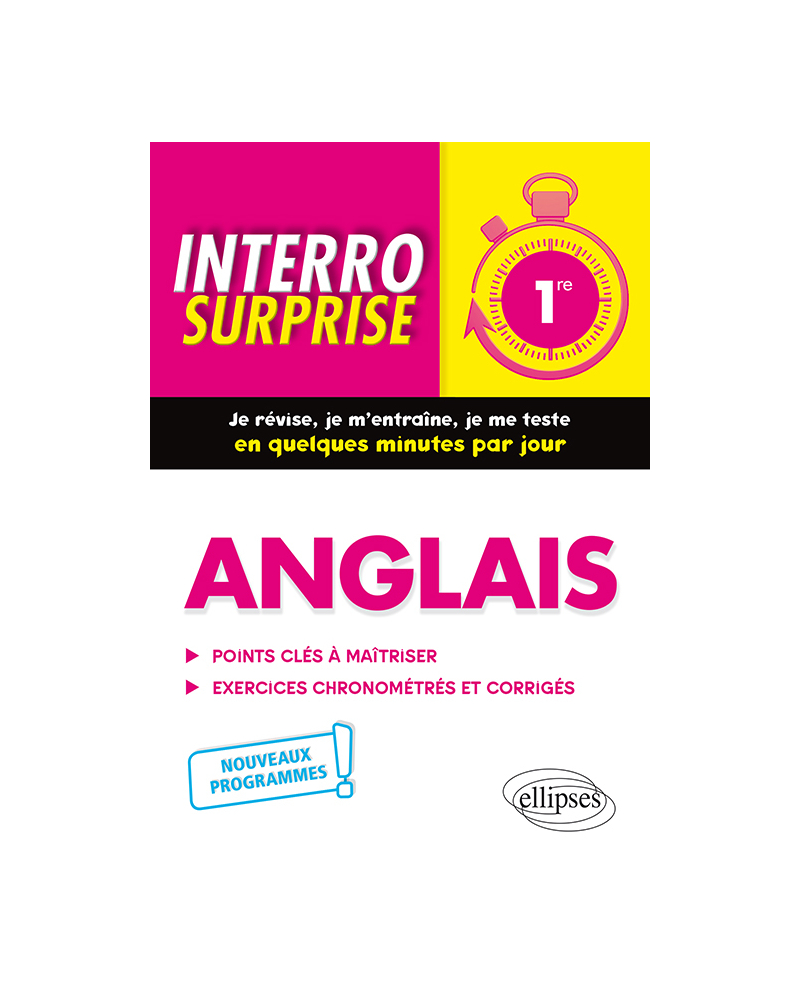 Anglais - Première - nouveaux programmes