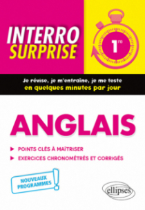 Anglais - Première - nouveaux programmes