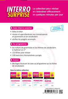 Anglais - Première - nouveaux programmes