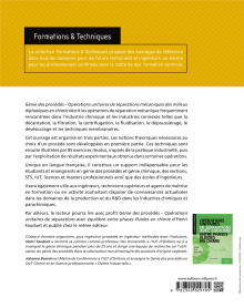 Opérations unitaires de séparations mécaniques des milieux diphasiques en chimie - Génie des procédés