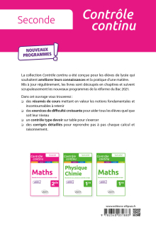 Physique-chimie - Seconde - Nouveaux programmes