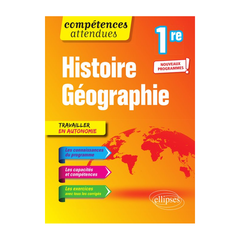 Histoire-géographie - Première - nouveaux programmes