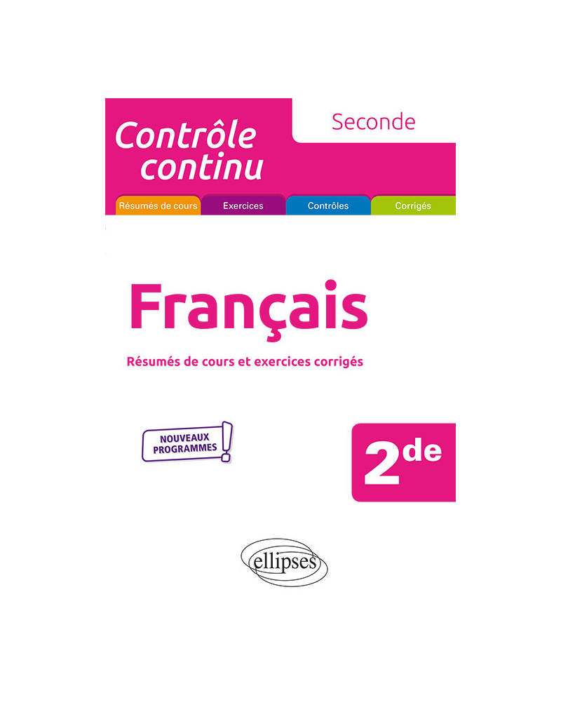 Français - Seconde - nouveaux programmes