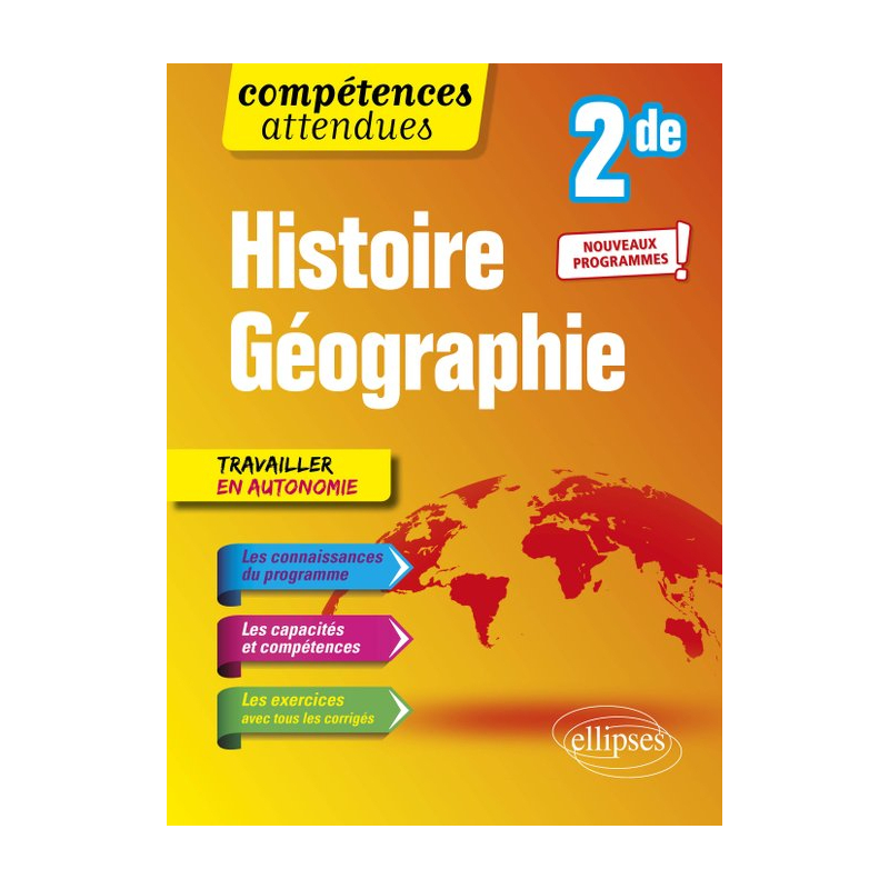 Histoire-géographie - Seconde - Nouveaux programmes