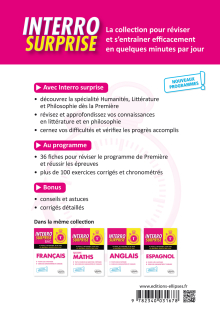 Spécialité Humanités, Littérature et Philosophie -  Première - nouveaux programmes